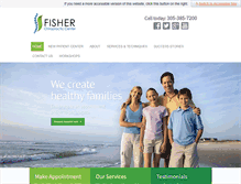 Tablet Screenshot of fisherchiropracticcenter.com
